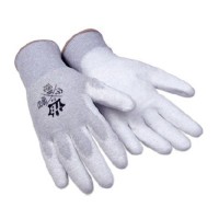 LUVA MALHA NYLON REV PU ANTI ESTÁTIC 120CE STATIC